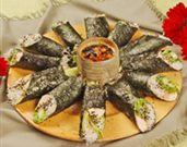 Chicken Nori Salad Rolls