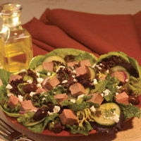 Greek Lamb Salad with Fresh Mint Dressing: Main Image